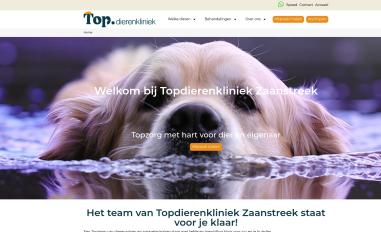 Schermafbeelding van topdierenkliniek.nl
