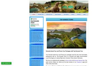 Schermafbeelding van topkomodotour.com