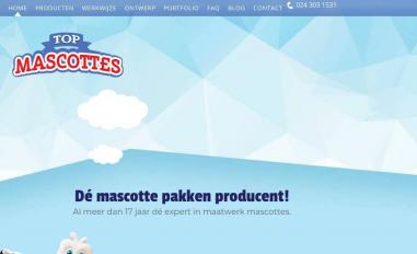 Schermafbeelding van topmascottes.nl