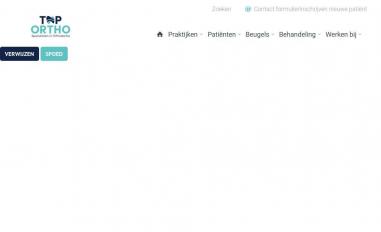 Schermafbeelding van toportho.nl
