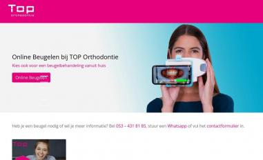Schermafbeelding van toporthodontie.nl