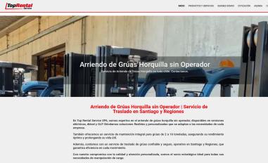 Schermafbeelding van toprentalservice.com