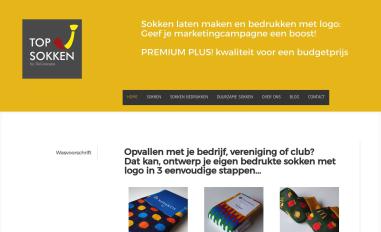 Schermafbeelding van topsokken.eu