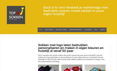 Schermafbeelding van topsokken.nl
