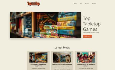 Schermafbeelding van toptabletopgames.com