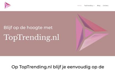 Schermafbeelding van toptrending.nl