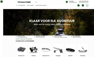 Schermafbeelding van totaalopweg.nl