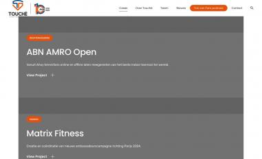 Schermafbeelding van touchesportmarketing.nl