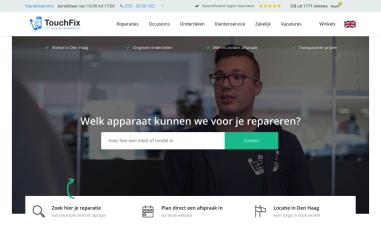 Schermafbeelding van touchfix.nl