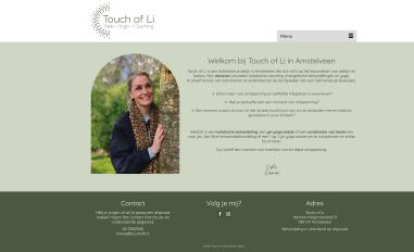 Schermafbeelding van touchofli.nl