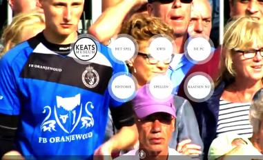 Schermafbeelding van touchtafel.keatsmuseum.frl