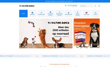 Schermafbeelding van toysfordogs.be
