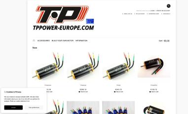 Schermafbeelding van tppower-europe.com
