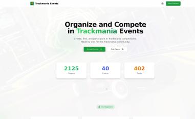 Schermafbeelding van trackmania.events