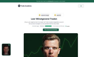 Schermafbeelding van tradeacademy.nl