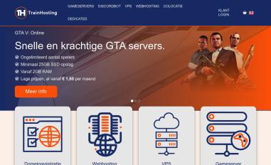 Schermafbeelding van trainhosting.nl