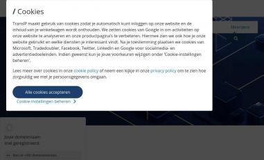 Schermafbeelding van transip.nl