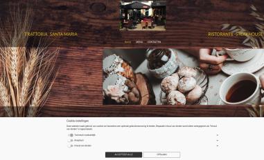 Schermafbeelding van trattoria-santamaria.nl