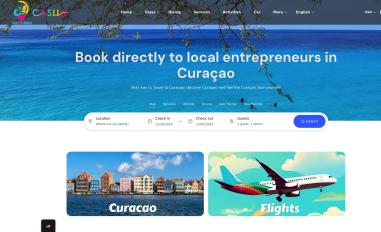 Schermafbeelding van travel2curacao.com