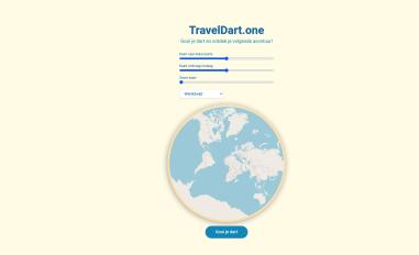 Schermafbeelding van traveldart.created.app