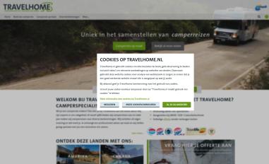 Schermafbeelding van travelhome.nl