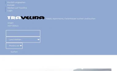 Schermafbeelding van travelina.ch
