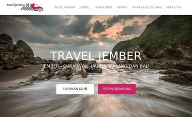 Schermafbeelding van traveljember.id