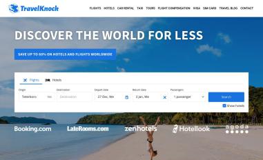 Schermafbeelding van travelknock.com