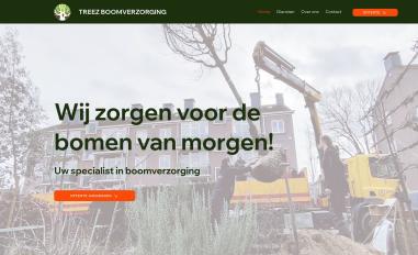 Schermafbeelding van treezboomverzorging.nl
