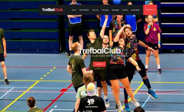Schermafbeelding van trefbalclub.nl