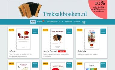 Schermafbeelding van trekzakboeken.nl