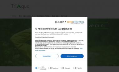Schermafbeelding van triaqua.be