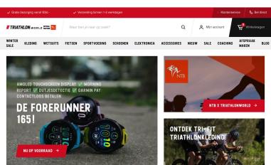 Schermafbeelding van triathlonworld.nl