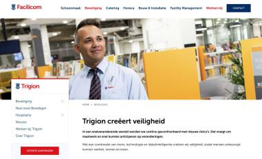Schermafbeelding van trigion.nl