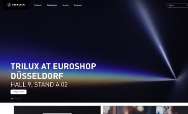Schermafbeelding van trilux.com