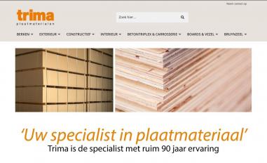 Schermafbeelding van trima.nl