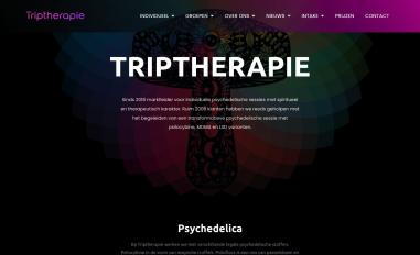 Schermafbeelding van triptherapie.nl