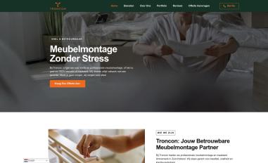 Schermafbeelding van troncon-montage.nl
