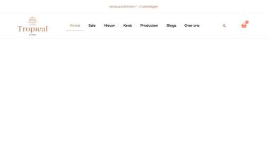 Schermafbeelding van tropicalhome.nl