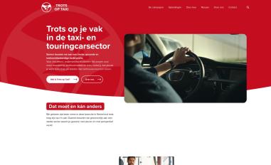 Schermafbeelding van trotsoptaxi.nl