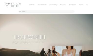 Schermafbeelding van trouwditie.nl