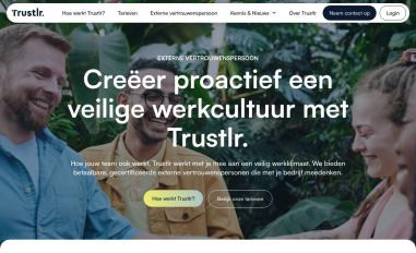 Schermafbeelding van trustlr.nl