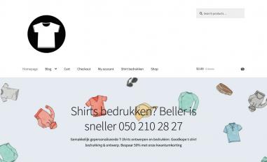 Schermafbeelding van tshirts-bedrukken.com