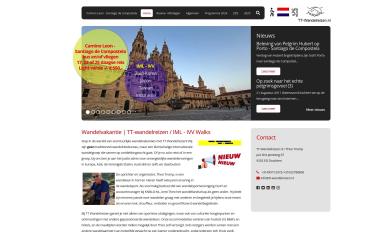 Schermafbeelding van tt-wandelreizen.nl