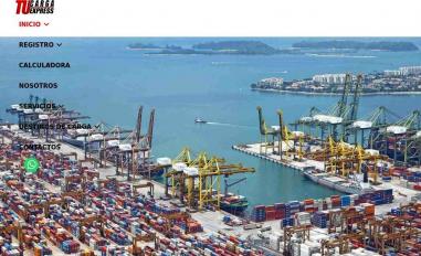 Schermafbeelding van tucargaexpresschina.com