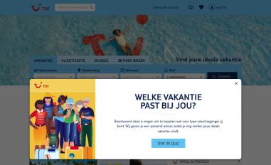 Schermafbeelding van tui.nl