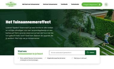 Schermafbeelding van tuinaannemer.be