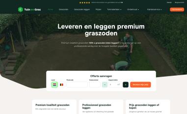 Schermafbeelding van tuinengras.nl