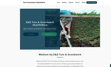 Schermafbeelding van tuinengrondwerk.nl