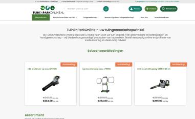 Schermafbeelding van tuinenparkonline.nl